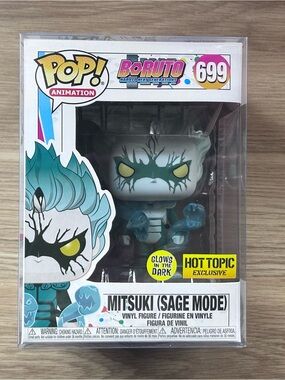 FunkoPop! Boruto Mitsuki (Sage Mode) #699 HOT TOPIC EXCLUSIVE GLOWS IN THE DARK